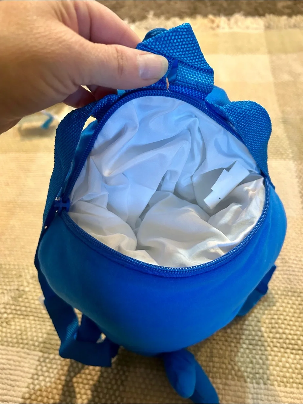 Brand New. Pinkfong Blue Shark “Daddy” Shark Plush Backpack - Cute Kids Bag